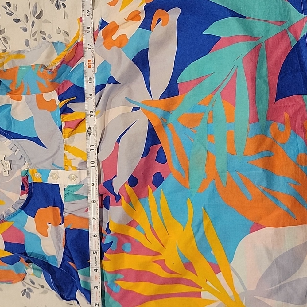 J.Crew Colorful Floral Top - Picture 4 of 4